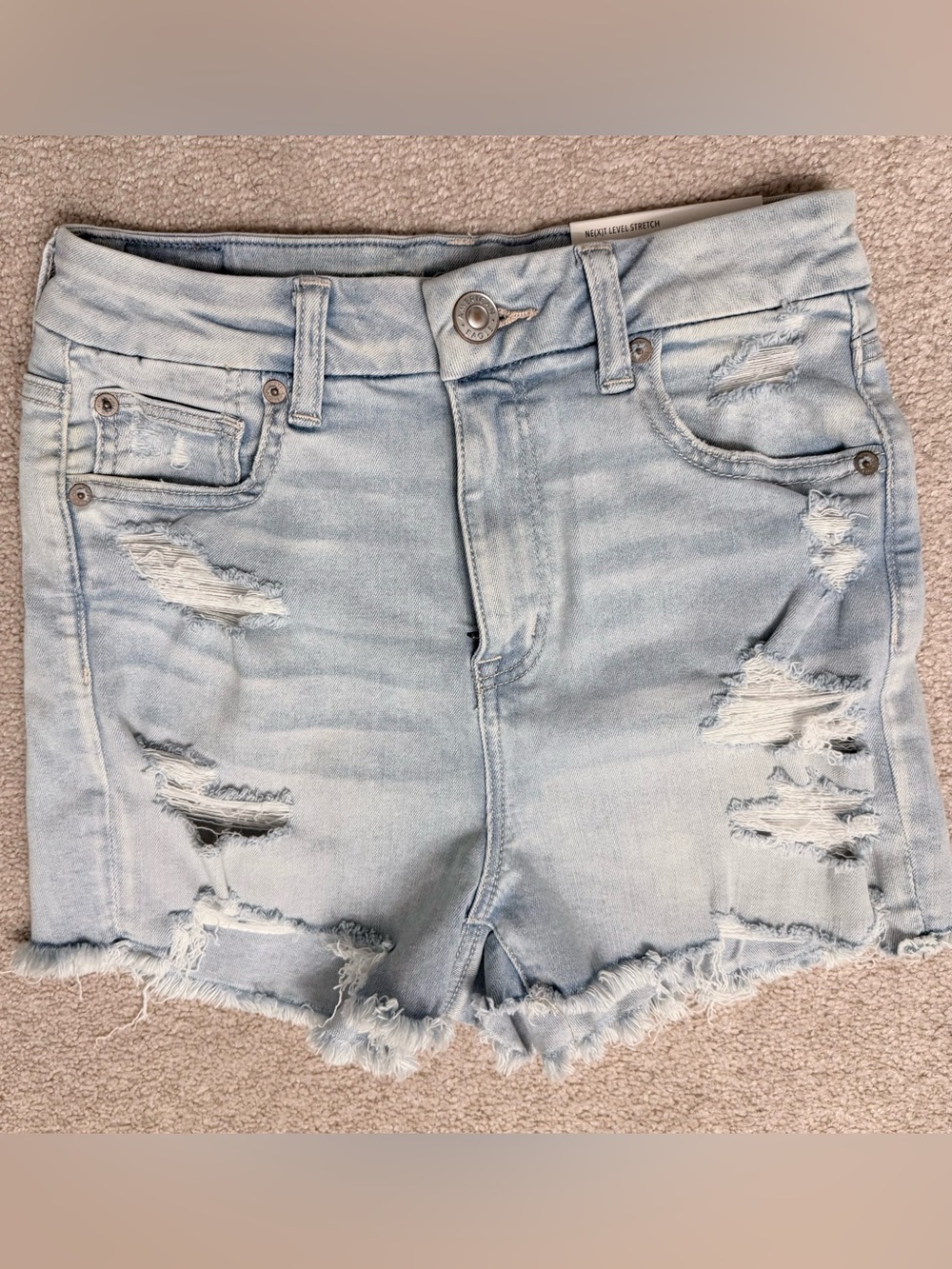 American Eagle Curvy  Hi-Rise Next Level Stretch Shortie